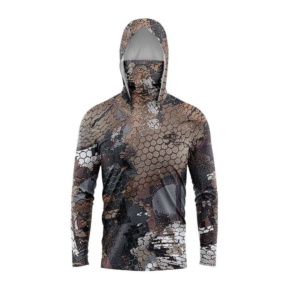 Fishing Hoodie - Рыболовная рубашка Huk New Gear, летняя,