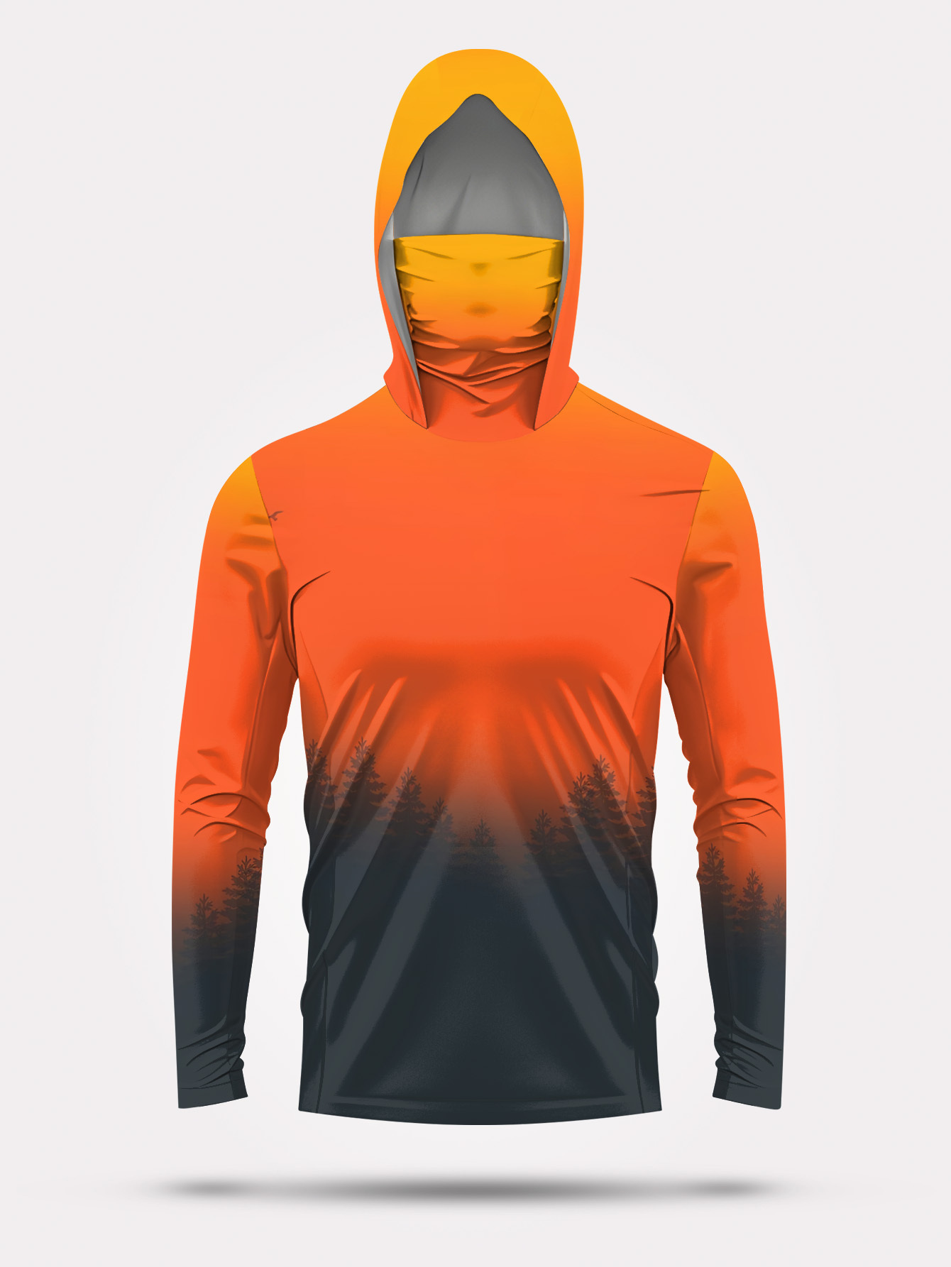 Мужская толстовка с градиентны – обзор и цена Fishing Hoodie