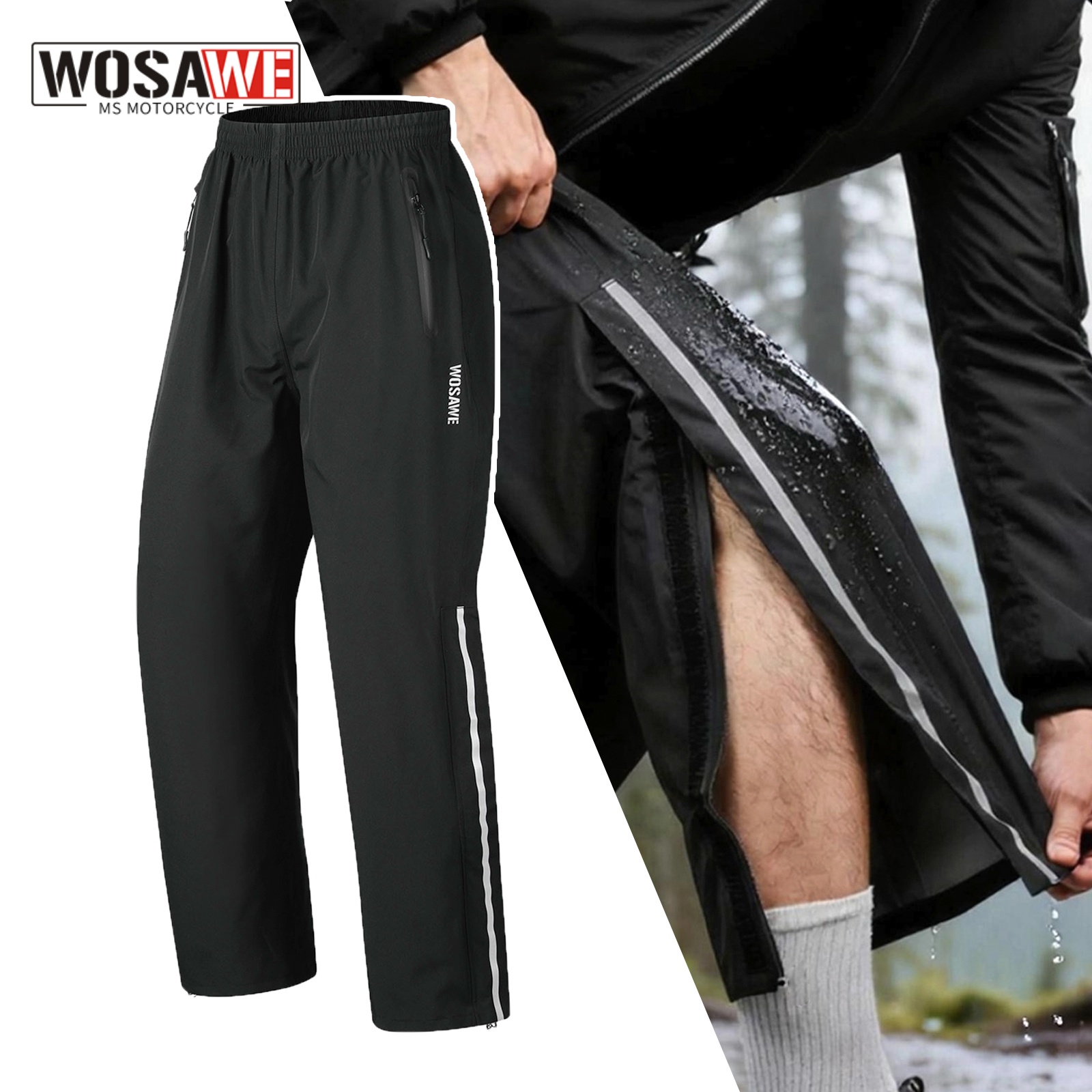 WOSAWE непромокаемые брюки для – обзор и цена Fishing Pants Waterproof