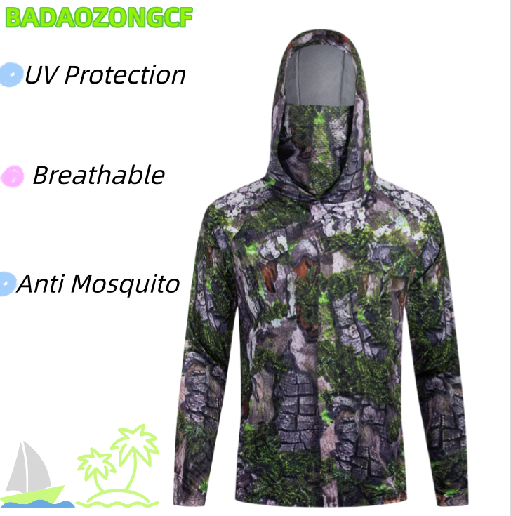 Рыболовные рубашки с капюшоном – обзор и цена Fishing Shirt Uv Protection